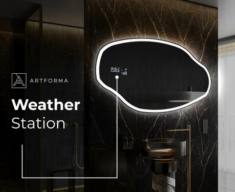 Espelho de Banheiro com LED em Formato Irregular O222 #6