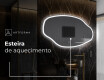 Espelho de Banheiro com LED em Formato Irregular O222 #8
