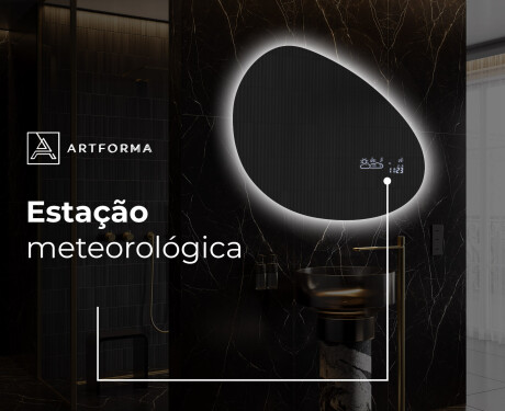 Espelho de Banheiro com LED em Formato Irregular H221 #7