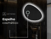Espelho de Banheiro com LED em Formato Irregular H222 #5