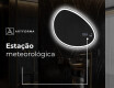 Espelho de Banheiro com LED em Formato Irregular H222 #7