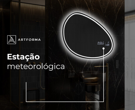 Espelho de Banheiro com LED em Formato Irregular H223 #7