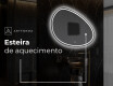 Espelho de Banheiro com LED em Formato Irregular H223 #9