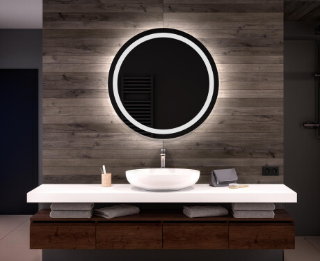 Espelho Redondo Com Luz LED L33