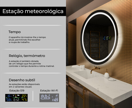 Espelho Redondo Com Luz LED L33 #2