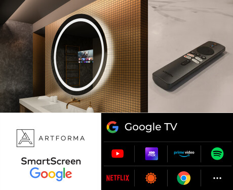 Espelho Redondo Com Luz LED L33 #8