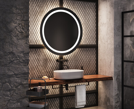 Espelho Redondo Com Luz LED L33 #9