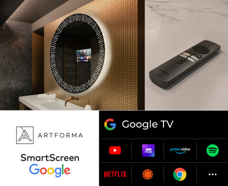 Espelho Redondo Com Luz LED L35 #7