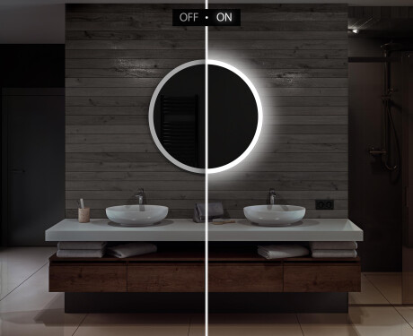 Espelho Redondo Com Luz LED L76 #5