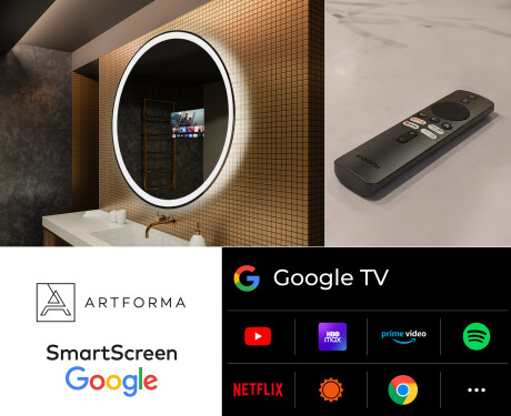 Espelho Redondo Com Luz LED L76 #8