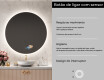 Espelho Redondo Com Luz LED L82 #5
