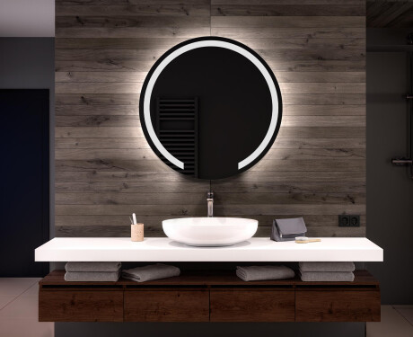 Espelho Redondo Com Luz LED L96