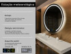 Espelho Redondo Com Luz LED L96 #2