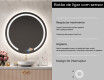 Espelho Redondo Com Luz LED L96 #6