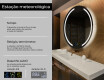 Espelho Redondo Com Luz LED L97 #2