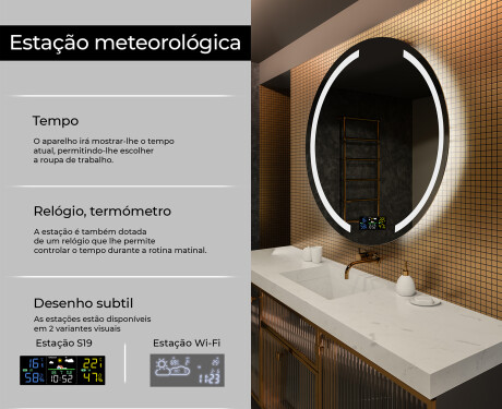 Espelho Redondo Com Luz LED L97 #2