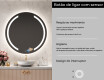 Espelho Redondo Com Luz LED L97 #6