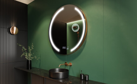 Espelho Redondo Com Luz LED L97
