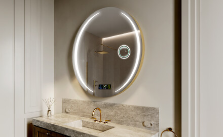 Espelho Redondo Com Luz LED L99
