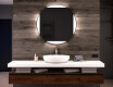 Espelho Redondo Com Luz LED L116