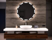Espelho Redondo Com Luz LED L117