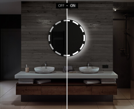 Espelho Redondo Com Luz LED L117 #5