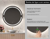 Espelho Redondo Com Luz LED L118 #6