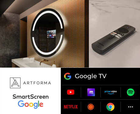 Espelho Redondo Com Luz LED L118 #7