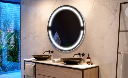 Espelho Redondo Com Luz LED L118