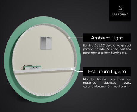 Espelho Redondo Com Luz LED L119 #3