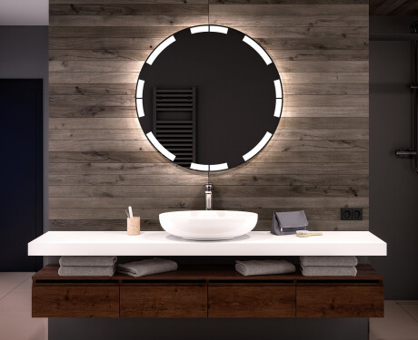 Espelho Redondo Com Luz LED L120
