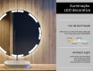 Espelho Redondo Com Luz LED L120 #4