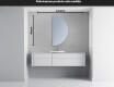 Espelho LED Elegante em Forma de Meia-Lua - Para Casa de Banho A221 #4