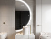 Espelho LED Elegante em Forma de Meia-Lua - Para Casa de Banho A222 #9