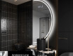 Espelho LED Elegante em Forma de Meia-Lua - Para Casa de Banho A223 #3