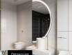 Espelho LED Elegante em Forma de Meia-Lua - Para Casa de Banho A223 #4