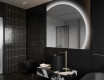 Espelho LED Elegante em Forma de Meia-Lua - Para Casa de Banho Q221