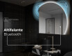 Espelho LED Elegante em Forma de Meia-Lua - Para Casa de Banho Q221 #6