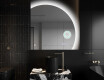 Espelho LED Elegante em Forma de Meia-Lua - Para Casa de Banho Q221 #10