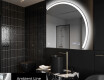 Espelho LED Elegante em Forma de Meia-Lua - Para Casa de Banho Q222 #3