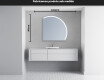 Espelho LED Elegante em Forma de Meia-Lua - Para Casa de Banho Q222 #5
