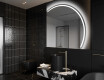 Espelho LED Elegante em Forma de Meia-Lua - Para Casa de Banho Q223