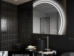 Espelho LED Elegante em Forma de Meia-Lua - Para Casa de Banho Q223 #3