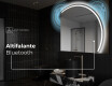 Espelho LED Elegante em Forma de Meia-Lua - Para Casa de Banho Q223 #7