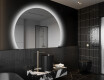 Espelho LED Elegante em Forma de Meia-Lua - Para Casa de Banho W221