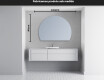 Espelho LED Elegante em Forma de Meia-Lua - Para Casa de Banho W221 #4