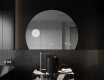 Espelho LED Elegante em Forma de Meia-Lua - Para Casa de Banho W221 #10