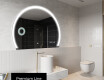 Espelho LED Elegante em Forma de Meia-Lua - Para Casa de Banho W222 #4
