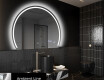 Espelho LED Elegante em Forma de Meia-Lua - Para Casa de Banho W223 #3