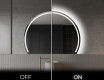 Espelho LED Elegante em Forma de Meia-Lua - Para Casa de Banho W223 #3
